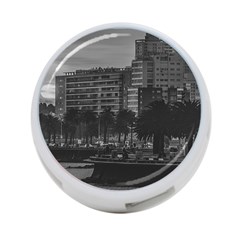 Sunset Coastal Urban Scene, Montevideo, Uruguay 4-port Usb Hub (two Sides) by dflcprintsclothing