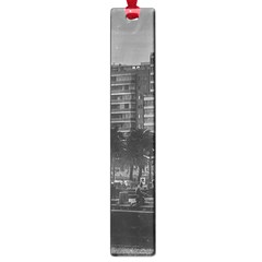 Sunset Coastal Urban Scene, Montevideo, Uruguay Large Book Marks by dflcprintsclothing