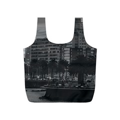 Sunset Coastal Urban Scene, Montevideo, Uruguay Full Print Recycle Bag (s) by dflcprintsclothing