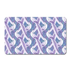 White Peacocks Magnet (rectangular) by marynarts