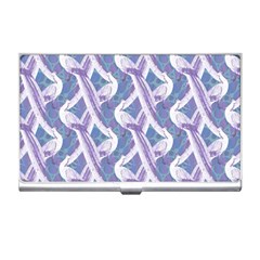 White Peacocks Business Card Holder by marynarts