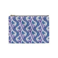 White Peacocks Cosmetic Bag (medium)