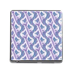 White Peacocks Memory Card Reader (square 5 Slot) by marynarts