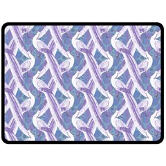 White Peacocks Fleece Blanket (large)  by marynarts