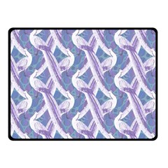 White Peacocks Fleece Blanket (small) by marynarts