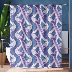 White Peacocks Shower Curtain 60  X 72  (medium)  by marynarts