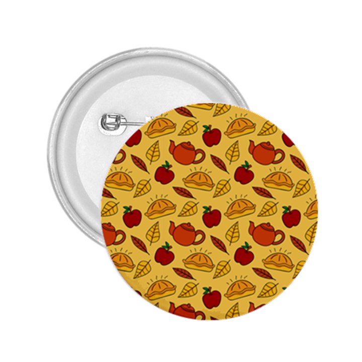 Apple Pie Pattern 2.25  Buttons