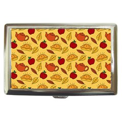 Apple Pie Pattern Cigarette Money Case by designsbymallika