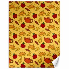 Apple Pie Pattern Canvas 18  X 24  by designsbymallika