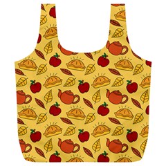 Apple Pie Pattern Full Print Recycle Bag (xl) by designsbymallika