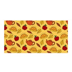 Apple Pie Pattern Satin Wrap by designsbymallika