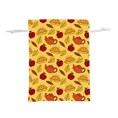 Apple Pie Pattern Lightweight Drawstring Pouch (m) by designsbymallika