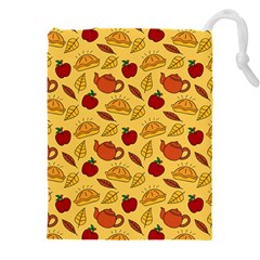 Apple Pie Pattern Drawstring Pouch (5xl) by designsbymallika