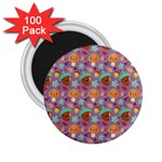 Nuts And Mushroom Pattern 2.25  Magnets (100 pack)  Front