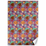 Nuts And Mushroom Pattern Canvas 12  x 18  11.88 x17.36  Canvas - 1