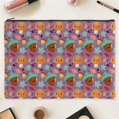 Nuts And Mushroom Pattern Cosmetic Bag (xxxl) by designsbymallika