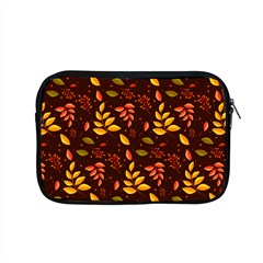 Yellow Green Orange Leaf Pattern Apple Macbook Pro 15  Zipper Case by designsbymallika