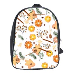 Honey Bee Pattern School Bag (large)