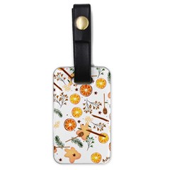 Honey Bee Pattern Luggage Tag (one Side) by designsbymallika