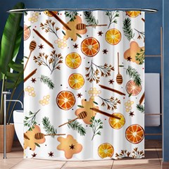 Honey Bee Pattern Shower Curtain 60  X 72  (medium)  by designsbymallika