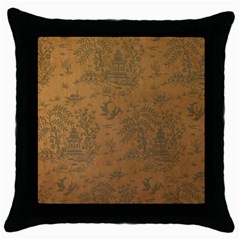 Georgian Wall Throw Pillow Case (black) by DeneWestUK