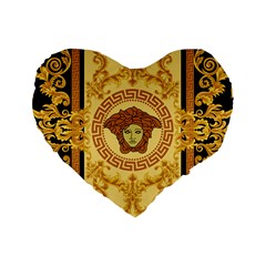 Versace Legacy  Standard 16  Premium Flano Heart Shape Cushions by customboxx