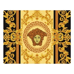 Versace Legacy  Double Sided Flano Blanket (large)  by customboxx