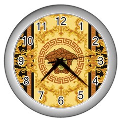 My Design Wall Clock (silver) by customboxx