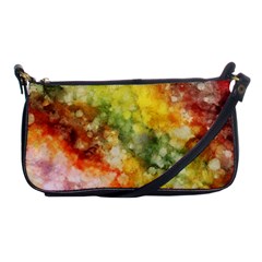 The Drawn Background Grunge, A Multikolor Shoulder Clutch Bag by FloraaplusDesign