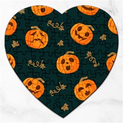 Halloween Jigsaw Puzzle (heart) by Sobalvarro