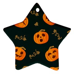 Halloween Star Ornament (two Sides) by Sobalvarro