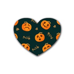 Halloween Heart Coaster (4 Pack)  by Sobalvarro