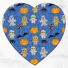 Halloween Jigsaw Puzzle (heart) by Sobalvarro