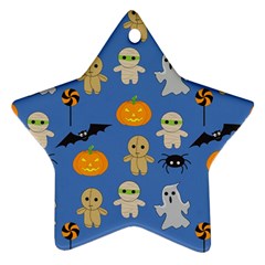 Halloween Star Ornament (two Sides) by Sobalvarro