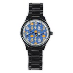 Halloween Stainless Steel Round Watch Front