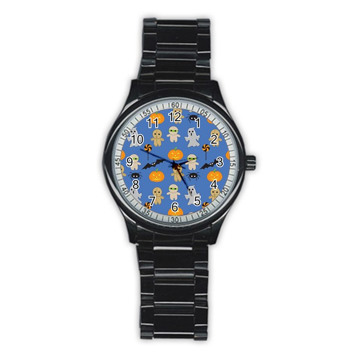 Halloween Stainless Steel Round Watch