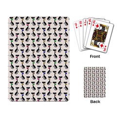 Lady Cat Pattern, Cute Cats Theme, Feline Design Playing Cards Single Design (rectangle) by Casemiro