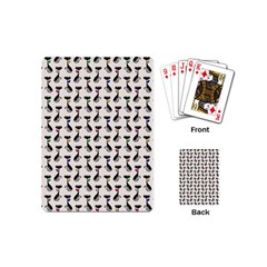 Lady Cat Pattern, Cute Cats Theme, Feline Design Playing Cards Single Design (mini) by Casemiro