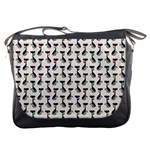 Lady Cat pattern, cute cats theme, feline design Messenger Bag Front