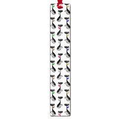 Lady Cat Pattern, Cute Cats Theme, Feline Design Large Book Marks by Casemiro