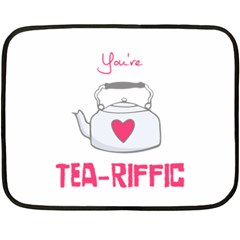 Your Tea-riffic Fleece Blanket (mini) by CuteKingdom