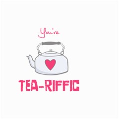 Your Tea-riffic Small Garden Flag (two Sides) by CuteKingdom