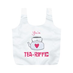 Your Tea-riffic Full Print Recycle Bag (m) by CuteKingdom