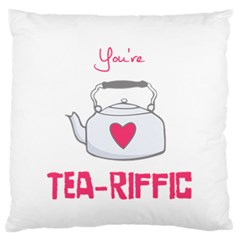 Your Tea-riffic Standard Flano Cushion Case (two Sides) by CuteKingdom