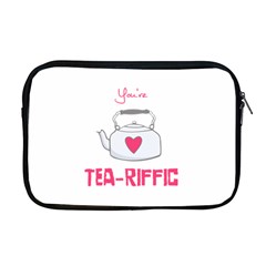 Your Tea-riffic Apple Macbook Pro 17  Zipper Case by CuteKingdom