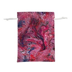 Dragons Flames Lightweight Drawstring Pouch (l) by kaleidomarblingart