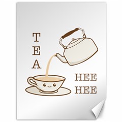 Tea Hee Hee Canvas 36  X 48  by CuteKingdom