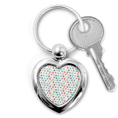 Aqua Coral Key Chain (heart) by CuteKingdom