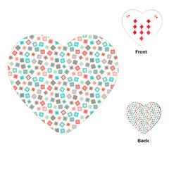 Aqua Coral Playing Cards Single Design (heart) by CuteKingdom