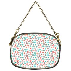 Aqua Coral Chain Purse (one Side) by CuteKingdom